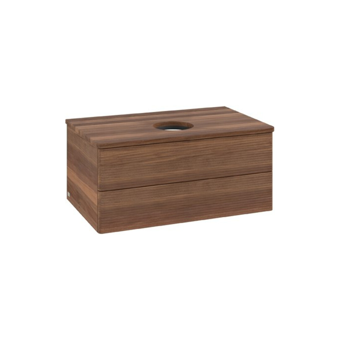 V&B Meuble sous-lavabo avec structure de façade Antao 80x36x50cm, couleur WBP w. noyer