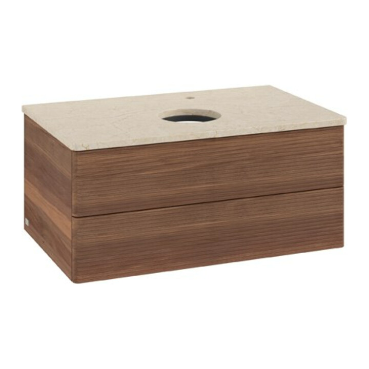 V&B Meuble sous-lavabo avec structure de façade Antao 80x36x50cm, HL, couleur WBP botti., w. wal