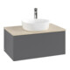 V&B Meuble sous lavabo avec structure de façade Antao 80x36x50cm, HL, WBP botti., A m Lac-3