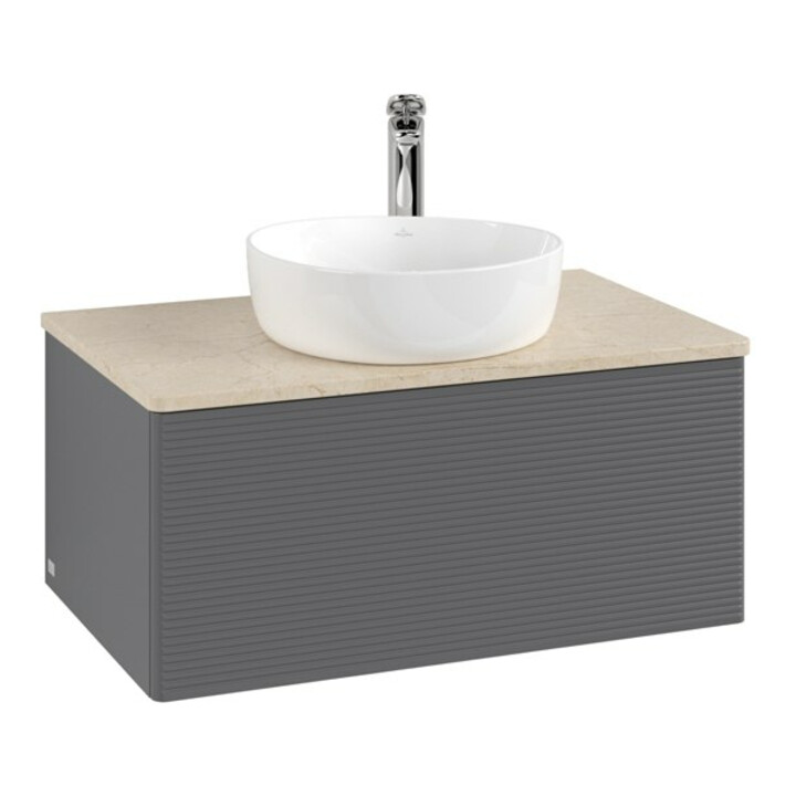 V&B Meuble sous lavabo avec structure de façade Antao 80x36x50cm, HL, WBP botti., A m Lac