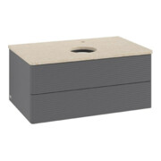 V&B Meuble sous-lavabo avec structure de façade Antao 80x36x50cm, HL, WBP botti., A m Lac-3