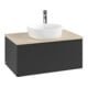 V&B Meuble sous-lavabo avec structure de façade Antao 80x36x50cm, HL, WBP botti., bleu m Lac-1