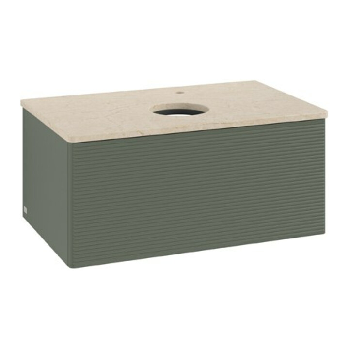 V&B Meuble sous lavabo avec structure de façade Antao 80x36x50cm, HL, WBP botti., le g. m Lac