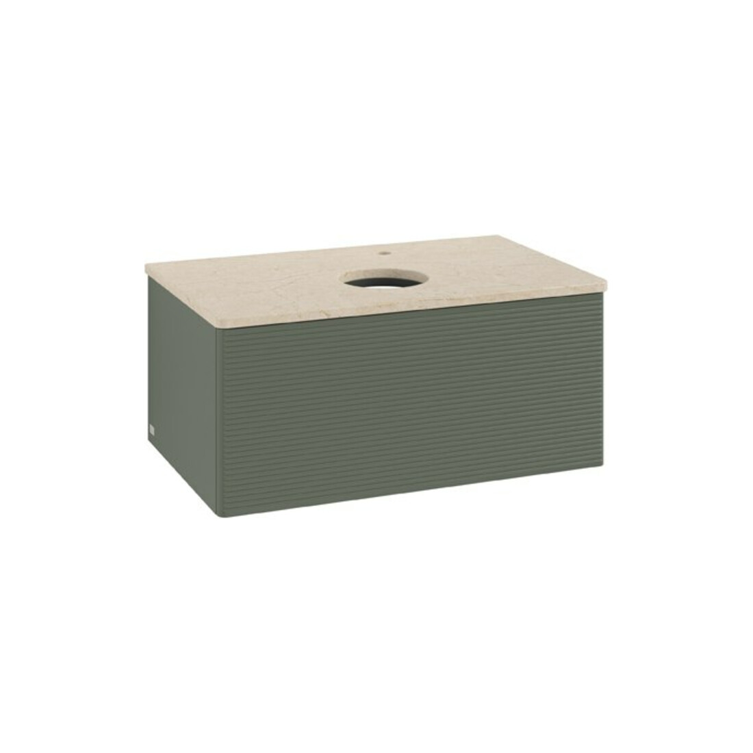 V&B Meuble sous lavabo avec structure de façade Antao 80x36x50cm, HL, WBP botti., le g. m Lac