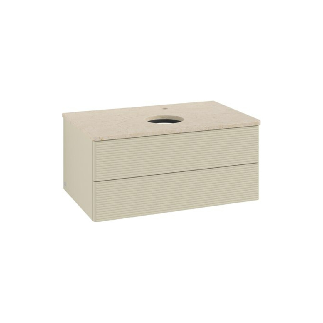 V&B Meuble sous lavabo avec structure de façade Antao 80x36x50cm, HL, WBP botti., si Gr m Lac