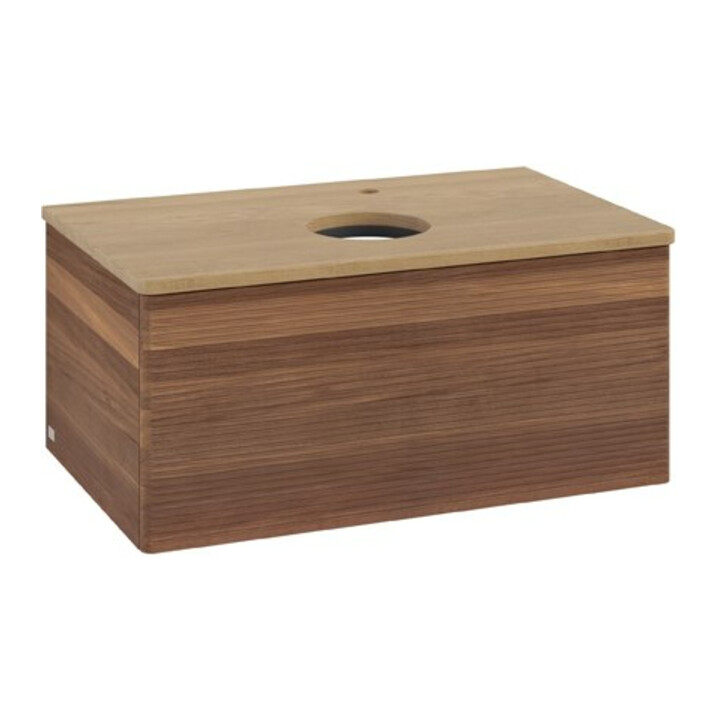V&B Meuble sous lavabo avec structure de façade Antao 80x36x50cm, HL, WBP hon. Oa, w. wal