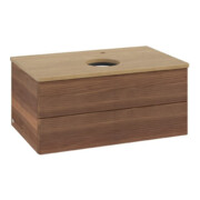 V&B Meuble sous lavabo avec structure de façade Antao 80x36x50cm, HL, WBP hon. Oa, w. wal-3
