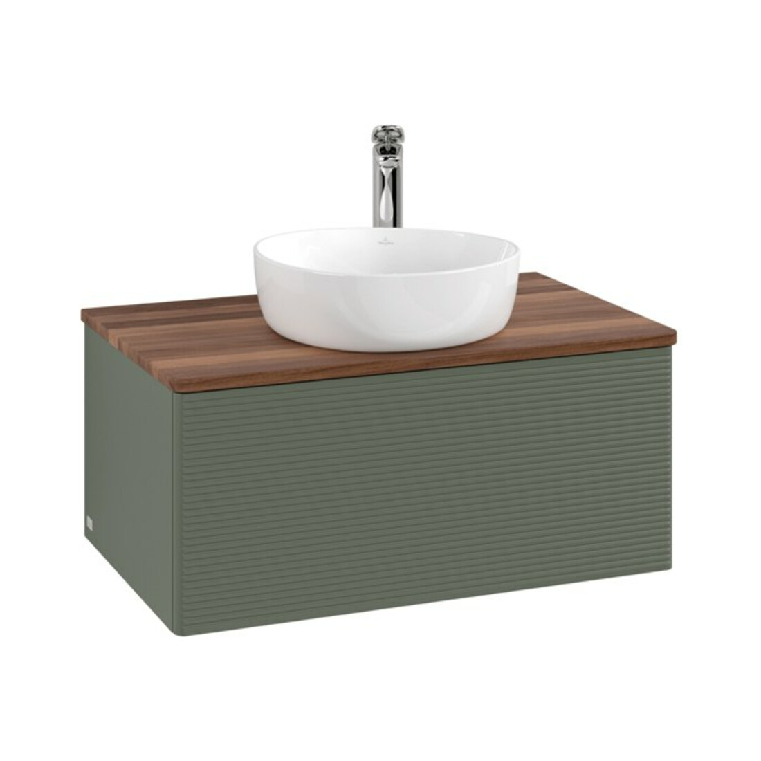 V&B Meuble sous lavabo avec structure de façade Antao 80x36x50cm, HL, WBP w wa, lea gre. m Lac