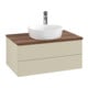 V&B Meuble sous-lavabo avec structure de façade Antao 80x36x50cm, HL, WBP w. wal, si Gr m Lac-1