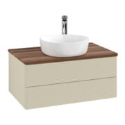 V&B Meuble sous-lavabo avec structure de façade Antao 80x36x50cm, HL, WBP w. wal, si Gr m Lac