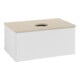 V&B Meuble sous lavabo avec structure de façade Antao 80x36x50cm, WBP botti., blanc brillant Lac-3