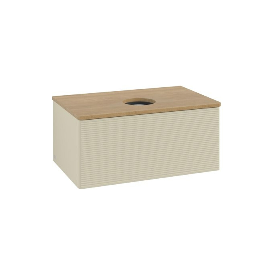 V&B Meuble sous-lavabo avec structure de façade Antao 80x36x50cm, WBP hon. Oa, si Gr m Lac