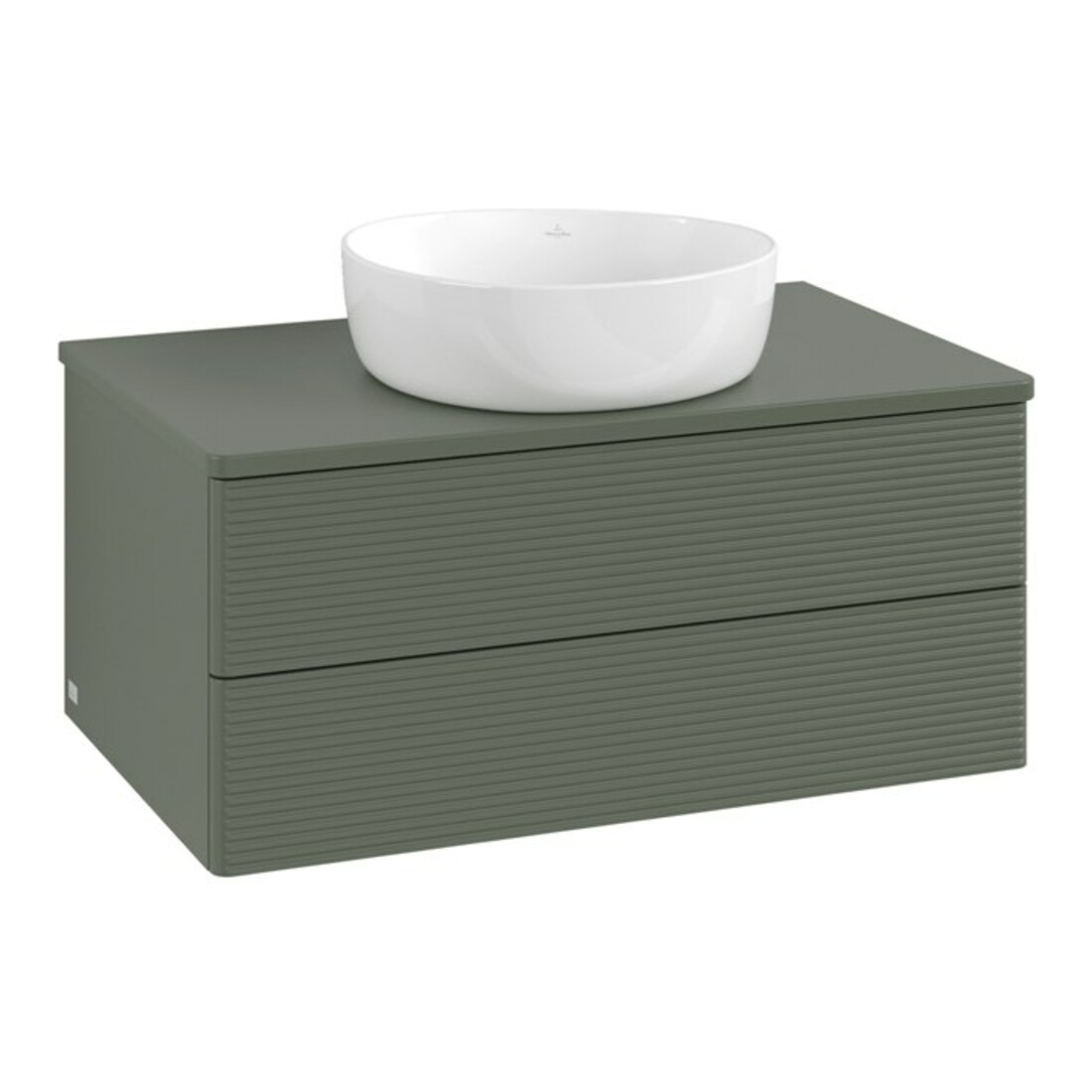 V&B Meuble sous-lavabo avec structure de façade Antao 80x36x50cm, WBP Lac, lea gre. m Lac