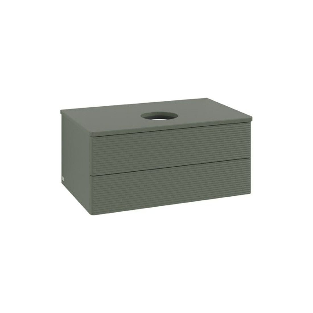 V&B Meuble sous-lavabo avec structure de façade Antao 80x36x50cm, WBP Lac, lea gre. m Lac