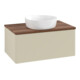 V&B Meuble sous lavabo avec structure de façade Antao 80x36x50cm, WBP w. wal, si Gr m Lac-1