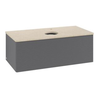V&B Meuble sous-lavabo avec structure de façade, éclairage Antao 100x36x50cm, HI, WBP botti., A m Lac