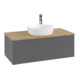 V&B Meuble sous-lavabo avec structure de façade, éclairage Antao 100x36x50cm, HL, WBP hon. Oa, A m Lac-1
