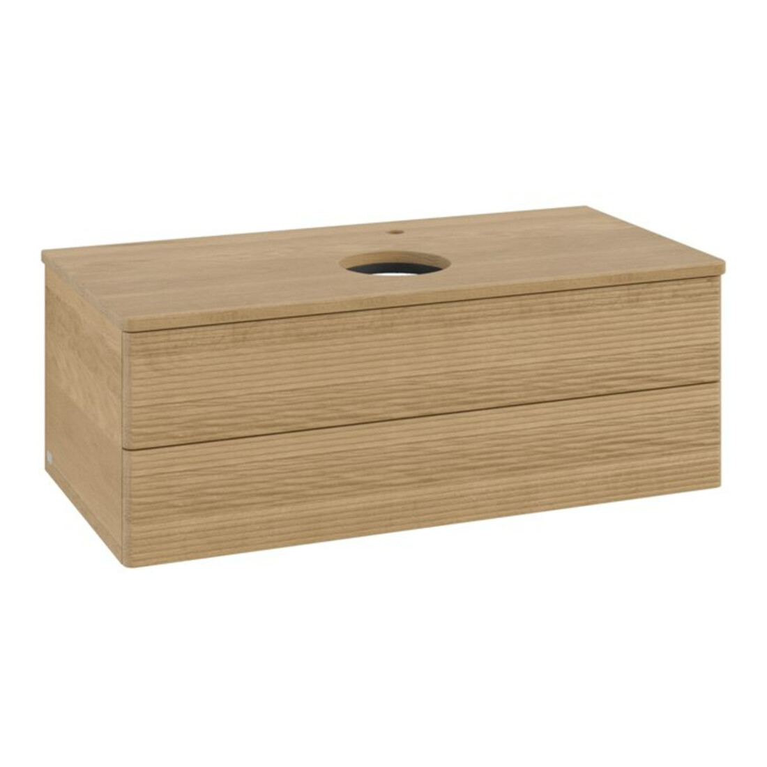 V&B Meuble sous lavabo avec structure de façade - Éclairage Antao 100x36x50cm, HL, WBP hon. Oa, hon. Oa