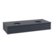 V&B Meuble sous lavabo avec structure de façade, éclairage Antao 120x19x50cm, couleur WBP Lac, avec bl. m Lac-1