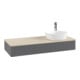 V&B Meuble sous-lavabo avec structure de façade, éclairage Antao 120x19x50cm, H I P, WBP botti., A m Lac-3