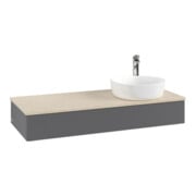 V&B Meuble sous-lavabo avec structure de façade, éclairage Antao 120x19x50cm, H I P, WBP botti., A m Lac-3