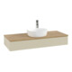 V&B Meuble sous lavabo avec structure de façade, éclairage Antao 120x19x50cm, H I P, WBP chêne hon. Oa, si G m Lac-4