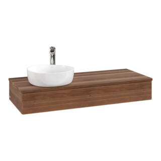 V&B Meuble sous lavabo avec structure de façade, éclairage Antao 120x19x50cm, H I P, WBP w. wal, w. wal