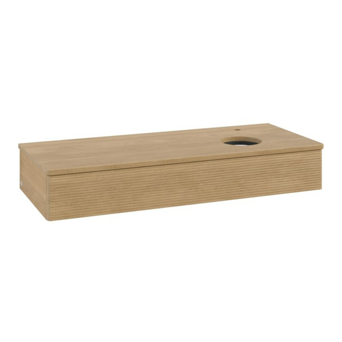 V&B Meuble sous lavabo avec structure de façade, éclairage Antao 120x19x50cm, HL, WBP hon. Oa, hon. Oa