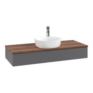 V&B Meuble sous-lavabo avec structure de façade, éclairage Antao 120x19x50cm, HL, WBP w wa, A m Lac