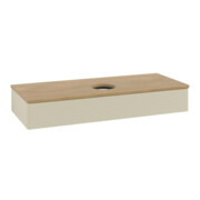 V&B Meuble sous lavabo avec structure de façade, éclairage Antao 120x19x50cm, WBP hon. Oa, si Gr m Lac-3