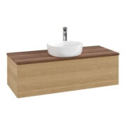 V&B Meuble sous lavabo avec structure de façade, éclairage Antao 120x36x50cm, H I P, WBP w. wal, hon. Oa-4