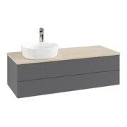 V&B Meuble sous lavabo avec structure de façade, éclairage Antao 120x36x50cm, HI, WBP botti., A m Lac-4