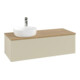 V&B Meuble sous lavabo avec structure de façade, éclairage Antao 120x36x50cm, HI, WBP hon. Oa, si G m Lac-1