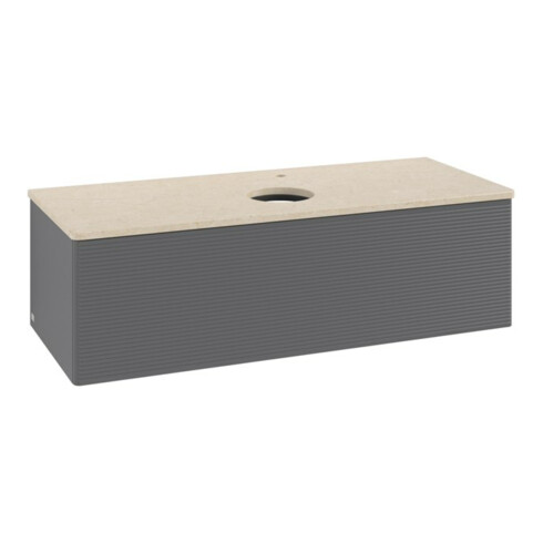 V&B Meuble sous-lavabo avec structure de façade, éclairage Antao 120x36x50cm, HL, WBP botti., A m Lac