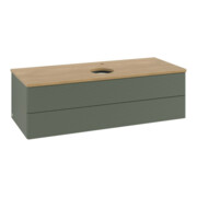 V&B Meuble sous-lavabo avec structure de façade, éclairage Antao 120x36x50cm, HL, WBP hon. Oa, le g. m La