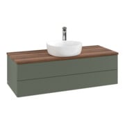 V&B Meuble sous lavabo avec structure de façade, éclairage Antao 120x36x50cm, HL, WBP w wa, le gre. m Lac-3