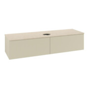 V&B Meuble sous lavabo avec structure de façade - Éclairage Antao 160x50 cm, couleur WBP botti., si Gr m Lac