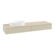 V&B Meuble sous lavabo avec structure de façade - Éclairage Antao 160x50cm, couleur WBP botti., si Gr m Lac