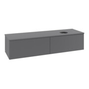 V&B Meuble sous-lavabo avec structure de façade - Éclairage Antao 160x50cm, couleur WBP Lac, anthracite m Lac-4