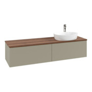 V&B Meuble sous lavabo avec structure de façade - Éclairage Antao 160x50cm, H I P, WBP w. wal, st. Gr m Lac