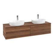 V&B Meuble sous lavabo avec structure de façade, éclairage Antao 160x50cm, H - L, couleur WBP blanc wal, wal-4