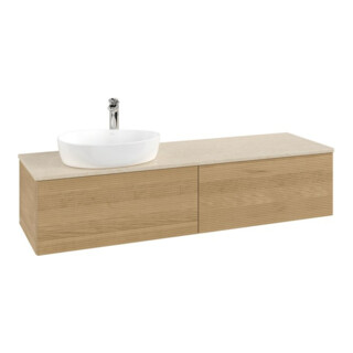V&B Meuble sous lavabo avec structure de façade - Éclairage Antao 160x50cm, HL, couleur WBP botti., hon. Oa