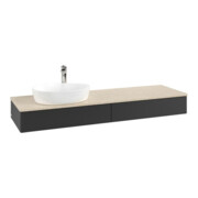 V&B Meuble sous lavabo avec structure de façade - Éclairage Antao 160x50cm, HL, WBP botti., bleu m Lac-4