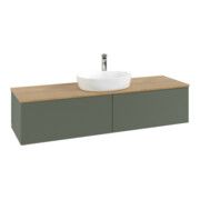 V&B Meuble sous lavabo avec structure de façade - Éclairage Antao 160x50cm, HL, WBP hon. Oa, le gre. m Lac