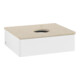 V&B Meuble sous lavabo avec structure de façade - Éclairage Antao 60x19x50cm, HL, WBP botti., blanc mat avec Lac-1