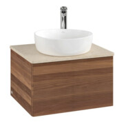 V&B Meuble sous-lavabo avec structure de façade - Éclairage Antao 60x36x50cm, HL, couleur WBP botti., w. wal