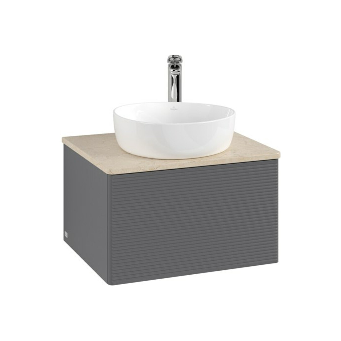 V&B Meuble sous-lavabo avec structure de façade - éclairage Antao 60x36x50cm, HL, WBP botti., A m Lac