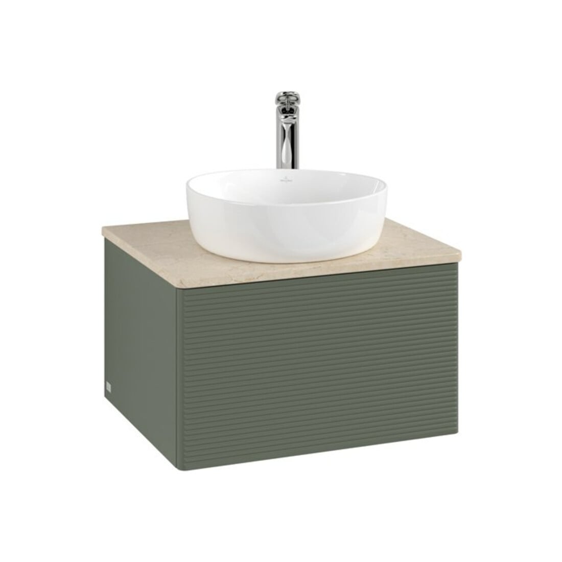 V&B Meuble sous lavabo avec structure de façade - Éclairage Antao 60x36x50cm, HL, WBP botti., le g. m Lac