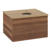 V&B Meuble sous lavabo avec structure de façade - Éclairage Antao 60x36x50cm, HL, WBP chêne hon. Oa, w. wal