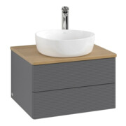 V&B Meuble sous lavabo avec structure de façade - Éclairage Antao 60x36x50cm, HL, WBP hon. Oa, A m Lac-4